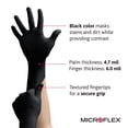 thumbnail image 2 of Guante desechable de nitrilo Microflex MK-296-XL MidKnight Black, 2 of 3