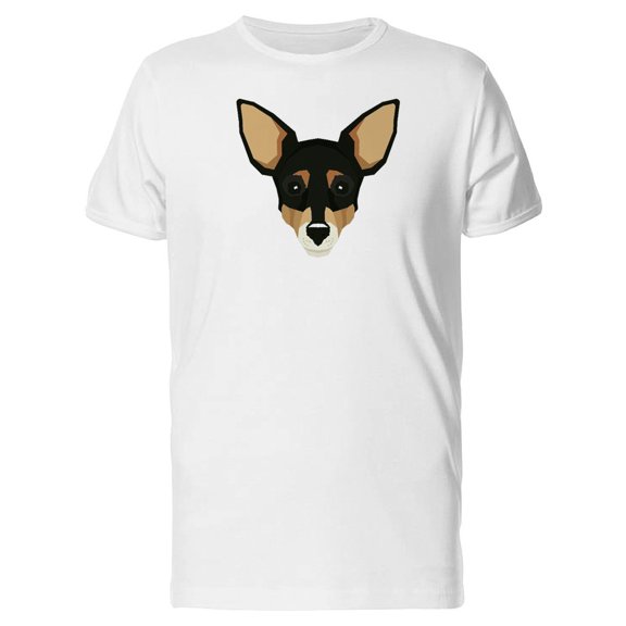 Dog Toy Terrier Collie Geometric Tee Men's -Image by Shutterstock