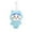 Light Blue, variant on Gaiwos Pajamas Series Chiikawa Plush Keychain 4 inches, Super Soft and Cuddly Cartoon Anime Plush Toy, Perfect Holiday Birthday Gift for Kids and Fans