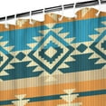 thumbnail image 3 of Boho Style Vintage Shower Curtain 72x72 Inches Quick Dry Polyester Tribal Pattern Bathroom Decor, 3 of 5