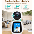 thumbnail image 4 of 3MP WIFI Camera TUYA Monitor 360 ° Rotation With Screen Gimbal Mobile Phone Remote Video Call 2.4Gwifi Voice Detection Security For Home Shop Night Vision, 4 of 9