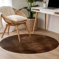 thumbnail image 4 of Small Round Rug 3Ft Washable Non-Slip, Retro Wooden Board Circle Area Rugs for Living Room Bedroom, Western Country Farmhouse Brown Wood Indoor Floor Mats Carpet Runner for Home Decor, 4 of 8