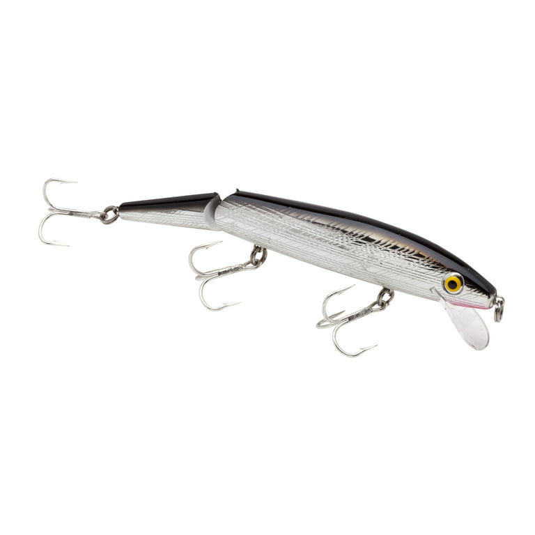 Rebel Jointed Minnow Silver Black 5 1/2 in