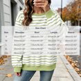 thumbnail image 3 of Yutgune Women's Striped Sweatshirt Crew Neck Long Sleeve Color Block Loose Pullover, 3 of 9