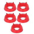 thumbnail image 4 of Ball Stand, 5Pcs 12.5x5.5cm Plastic Round Ball Display Stand Basketball Holder Football Holder Ball Display Holder for Football, Basketball, Volleyball, Rugby, 4 of 7