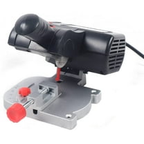 Fichiouy Mini Benchtop Cut-off Miter Saw for Wood Metal Plastic Moulding Cutting 45°Miter Saw Blade 90W