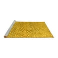 thumbnail image 2 of Ahgly Company Machine Washable Indoor Rectangle Abstract Yellow Modern Area Rugs, 8' x 12', 2 of 4