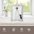 thumbnail image 3 of MasteelfCA Pearl Picture Photo Frame Crown Design Photo Frame Decor Desktop Photo Frame, 3 of 8