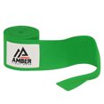 thumbnail image 2 of Mexican Style 200 Inch Elastic Handwraps - Breathable, Durable, Machine Washable for MMA, Boxing, Kickboxing, Muay Thai, Green, Sold as a Pair, 2 of 7