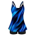 thumbnail image 4 of FDGIU ‌Women's Tankini Modest Swim Top Blouson Loose Fit Bathing Suit Top for Casual Swimming Wear, 4 of 6