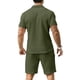 thumbnail image 4 of Conjunto de polo y pantalones cortos KUYIGO para hombre, trajes de verano, 4 of 5