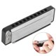 thumbnail image 3 of órgano Bucal Armónica De Blues Instrumento Musical Blues Harmonica 10-Hole Mouthorgan E Key 1.0mm Brass Base Instrumento De Viento Para PrincipiantesBlack Ccdes Negro, 3 of 8