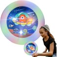 thumbnail image 3 of Juguete de disco volador | Disco volador LED para niños, disco iluminado para adultos y niños, disco volador LED, disco deportivo, juego al aire libre para niños, mascotas, 3 of 5