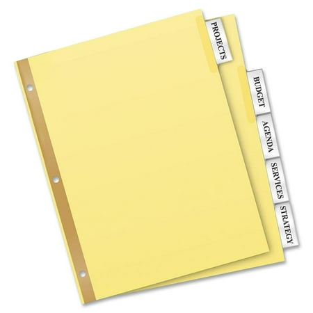 Avery Insertable Big Tab Dividers, 5-Tab, Letter, 24 Sets