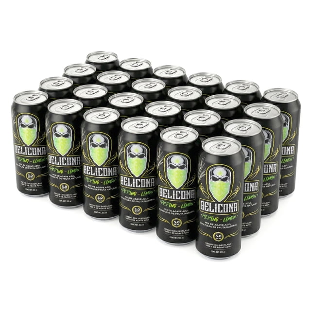 24 Pack Bebida Belicona Pepino Limón Lata 355 Ml Belicona Bebida Alcohólica Preparada