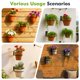 thumbnail image 4 of Juego de 12 anillos para macetas de 20 cm colgadores de plantas para pared ganchos de metal soportes para macetas interiores y exteriores patio, 4 of 8