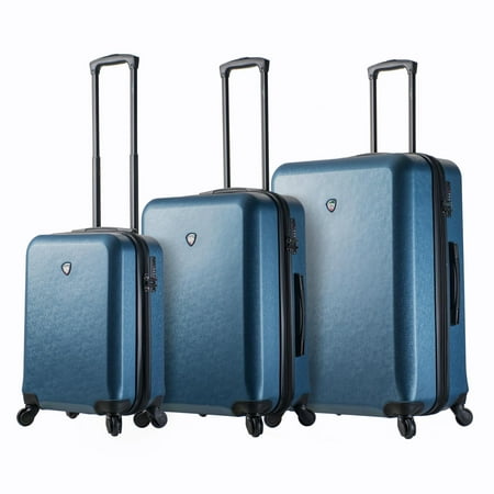 Leather Italian Genuine Luggage Set - Mia Toro ITALY Sacco Hardside Spinner Luggage 3PC Set