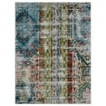 thumbnail image 2 of RUGSOTIC CARPETS MACHINE MADE HEATSET POLYPROPYLENE AREA RUGS - 10'x13', Rectangle Shape, Multicolor Color, Contemporary Modern Design, High Pile Machine Made Area Rugs for Living Room (M00057), 2 of 7