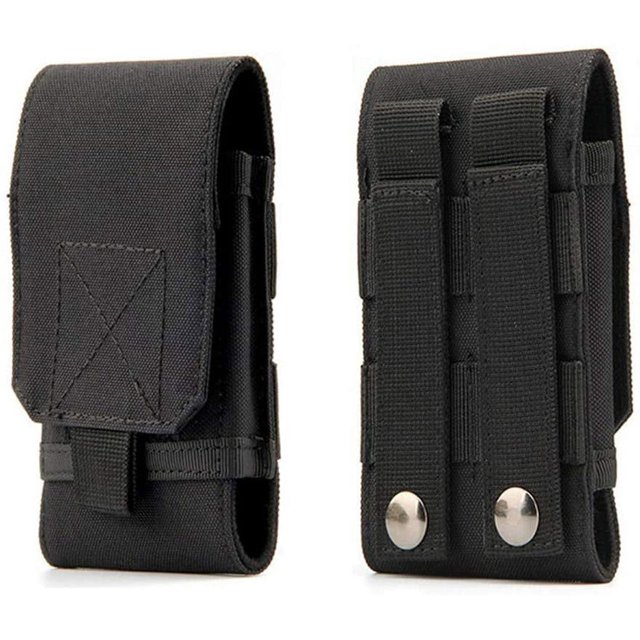 Funda universal táctica MOLLE para teléfono móvil del ejército, bolsa de cintura para accesorios de transporte EDC y seguridad Levamdar 5 pulgadas