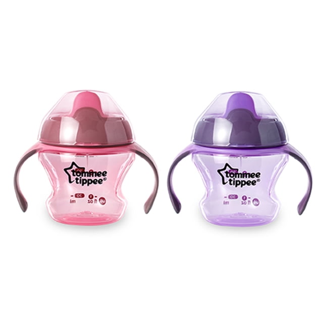 Taza entrenadora Tommee Tippee Rosa 5oz 2pz