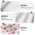 thumbnail image 7 of Wukai Hearts Print Kitchen Towels Quick Dry Washcloths, Coral Velvet Dishtowels Multipurpose Reusable Cloths, Soft Tea Absorbent Cleaning Cloths, 7 of 7
