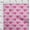 Blush Pink, variant on oneOone Georgette Viscose Fabric Fish Block Print Fabric BTY 42 Inch Wide