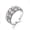 White, variant on Zircon Ring For Women Copper Jewelry Sparkling Promise Engagement Gift Dainty Fashion Accessory For Daily Wear