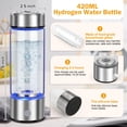 thumbnail image 4 of Botella de agua de hidrógeno WIYYH de 420 ml con tecnología avanzada SPE PEM, 4 of 7