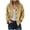 Khaki, variant on larppty Women Oversize Trench Coat Plaid Lining Lapel Button Down Casual Crop Jacket Outwear with Pockets (AG, XL)