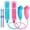BluePink, variant on 2Pack Motion Plus Wii Remote Controllers with Nunchucks,Wii Remote Controllers with Built in Motion Plus Compatible for Wii U Consoles(BlueRed) [video game]