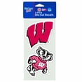 thumbnail image 1 of NCAA Wisconsin Badgers 2-Piece Die-Cut Decal, 4" x 8", 1 of 3