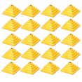 thumbnail image 2 of Miangastore 30Pack Flag Pole Holders Golden Plastic Square Flag Pole Stands for Office Use, 2 of 9