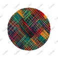 thumbnail image 3 of Motif à Carreaux Diagonaux Colorés Polyester Housse de Roue de Rechange Universelle pour Remorque RV SUV Camion Campeur, 3 of 5