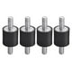 thumbnail image 1 of 4 pernos de goma M6 shamjiam amortiguador soportes aisladores antivibraciones para bomba de agua, 1 of 8