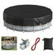 thumbnail image 1 of COSYUMI Cubierta Redonda para Piscina de 6 Pies, Cubiertas para Piscina Solar Oxford de 420D para Piscina Elevada con Cabrestante y Cable, Cubierta para Piscina Inflable para Todas las Estaciones, 1 of 12
