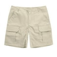 thumbnail image 2 of Shorts Men Fashion Casual Classic Loose Stretch Cargo Short Pants, 2 of 4