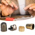 thumbnail image 3 of Sewing Thimble, Metal Quilting Thimble Brass Adjustable  For Knitting For Tailor For Embroidery For Quilting, 3 of 8