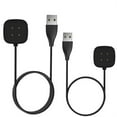 thumbnail image 3 of MORESEC under $5 USB Charger for Fitbit Versa3USB Charging Cable Charger Dock for Fitbit Versa3 Smart Watch, Magnetic Connector Power Adapter, 100cm Long Cable with Overload Protection, 3 of 7