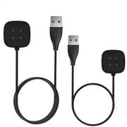 Smart Watch Charger - USB Charging Cable with Power Adapter, Fast Charging Dock with Short Circuit & Overload Protection, 5V/1000mA Output, Probe Interface (1-Pack)
