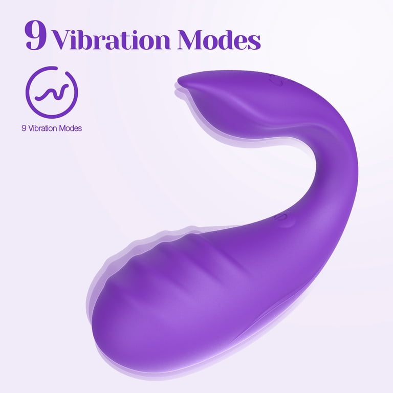 Tracy's Dog Panty Vibrator Massager, Vibrating Egg Bullet Stimulator Sex  Toys, 9 Vibration Patterns, Waterproof, Purple (Elf)