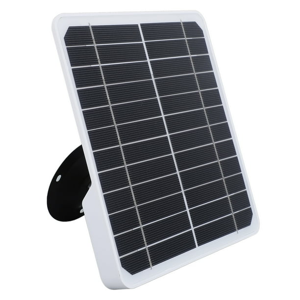 Panel Solar De Pared, IP68 Resistente Al Agua, Fácil Instalación, Soporte Ajustable, Cargador De Panel Solar Con Cable De 9,8 Pies Para Cámara De Seguridad