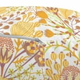 thumbnail image 3 of Floral Pouf Cover with Zipper, Hand Drawn Illustration of Simple Design Colorful Wild Flowers Art Print, Soft Decorative Fabric Unstuffed Case, 30" W X 17.3" L, White and Multicolor, by Ambesonne, 3 of 5