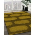thumbnail image 3 of Ahgly Company Machine Washable Indoor Round Transitional Dark Golden Rod Brown Area Rugs, 3' Round, 3 of 7