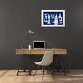 thumbnail image 3 of Selkirk, Edward 18x13 White Modern Wood Framed Museum Art Print Titled - New York Blue, 3 of 4