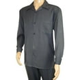 thumbnail image 5 of Men's MONTIQUE Two Piece Set Walking Leisure Suit Long Sleeves 1641 Gray, 5 of 8