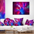 thumbnail image 4 of Designart Christmas Fireworks Red - Abstract Throw Pillow - 12x20, 4 of 5