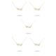 thumbnail image 2 of Collar del Zodiaco Qarigey Virgo Oro CBP216233, 2 of 5