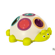 Puloru Baby's Pressing Beetle Button Toy, Newborn's Finger Training Plaything