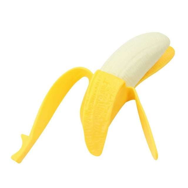 Spoof Peeling Banana Pinching Fun Decompression Fruit Hand Peeling Simulated Banana Vent Small Toy