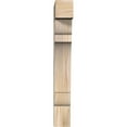 thumbnail image 2 of Ekena Millwork 3 1/2"W x 14"D x 26"H Olympic Block Smooth Bracket, Douglas Fir, 2 of 4